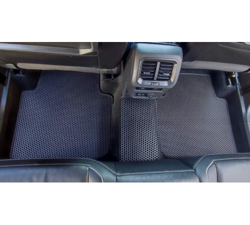 Коврики в салон, багажник для Volkswagen Tiguan Allspace (2017-2024). Доставка по Беларуси.